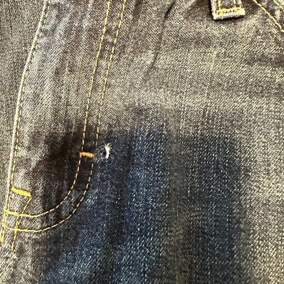 AG Adriano Goldschmied Blue Flare Wide Leg Jeans - Picture 6 of 6